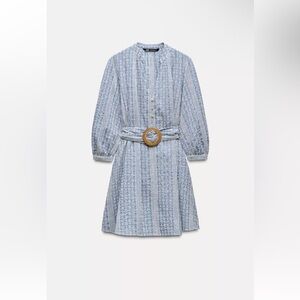zara blue and white striped shirt dress | Dresses | Zara Summer Short Light hoa neckline with long sleeves Color:NUDE Maxine Velvet Mini Dress